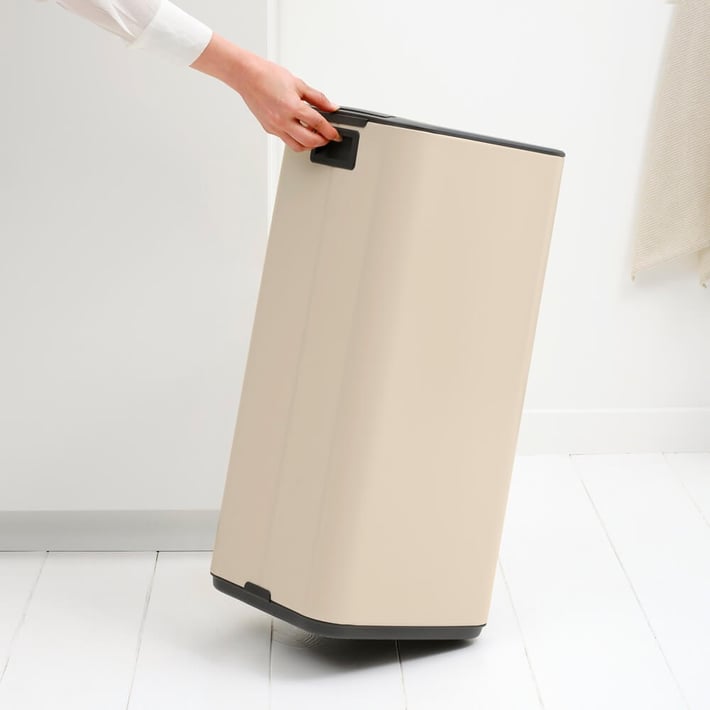 Coș de gunoi Brabantia Bo Pedal 30L, Soft Beige