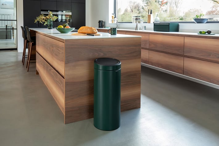 Кош за смет Brabantia Touch Bin New 30L, Pine Green