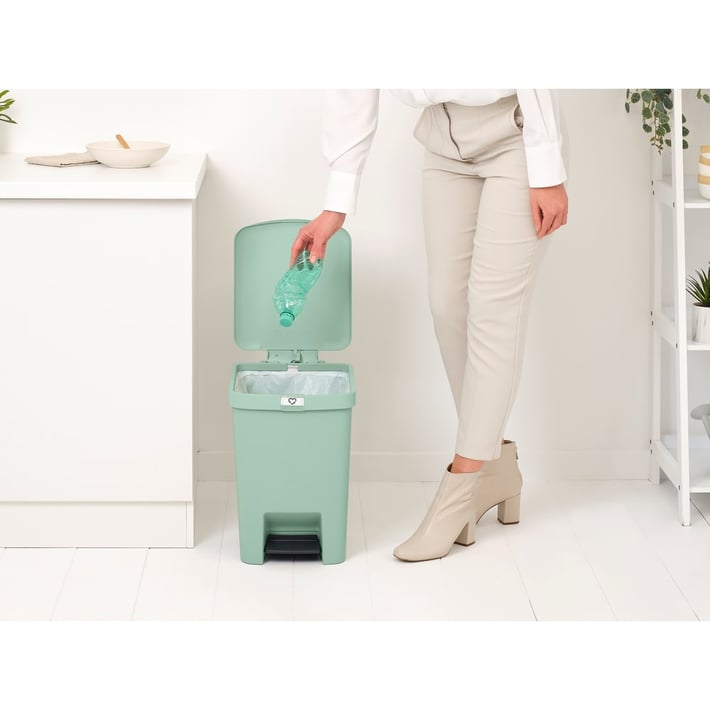 Кош за смет с педал Brabantia StepUp 25L, Jade Green