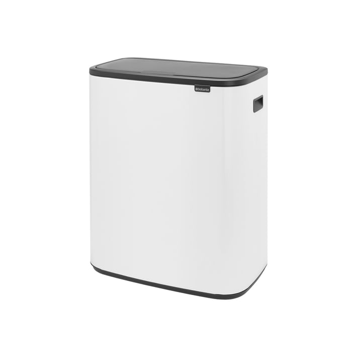 Кош за смет Brabantia Bo Touch 2x30L, White