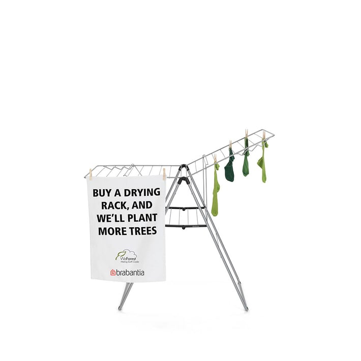 Сушилник за дрехи Brabantia Hangon, 20m, Metallic Grey