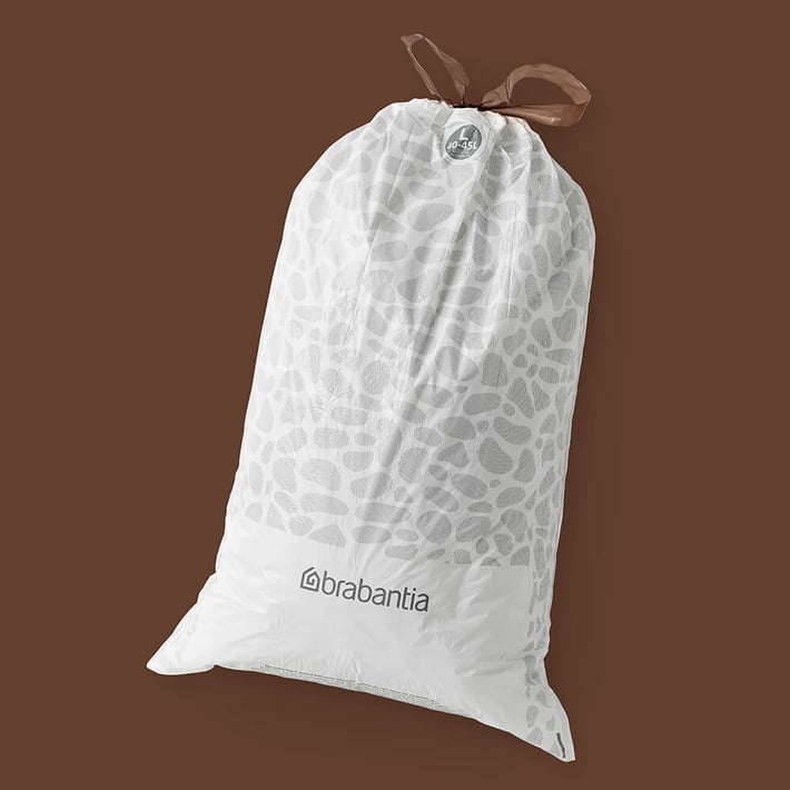 Торба за кош Brabantia PerfectFit FlatBack+/Touch размер L, 40-45L, 20 броя, ролка