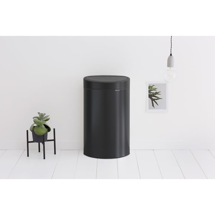 Кош за смет Brabantia Touch Bin New 40L, Matt Black