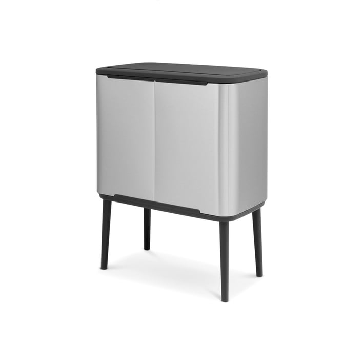 Кош за смет Brabantia Bo Touch 11+23L, Matt Steel Fingerprint Proof