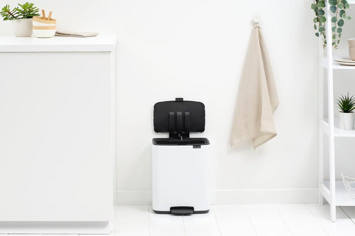 Coș de gunoi Brabantia Bo Pedal 12L, White