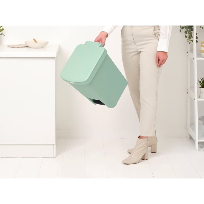 Кош за смет с педал Brabantia StepUp 25L, Jade Green