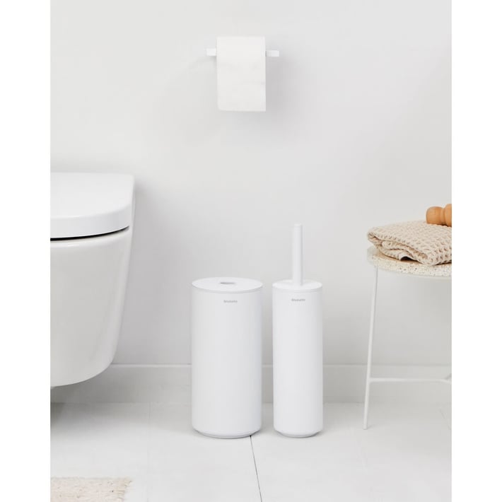 Комплект аксесоари за тоалетна Brabantia MindSet Mineral Fresh White N 3 части