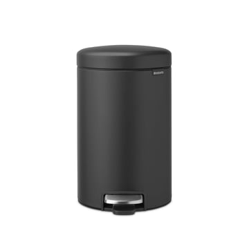 Coș de gunoi cu pedală Brabantia NewIcon 12L, Mineral Infinite Grey
