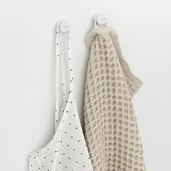 Комплект закачалка за кърпа Brabantia MindSet Mineral Fresh White 2 броя