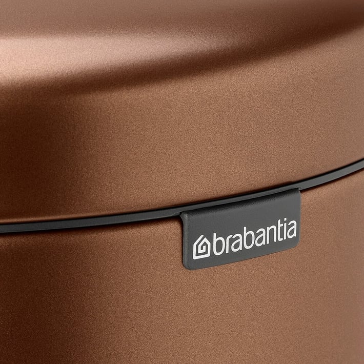 Кош за смет с педал Brabantia NewIcon 30L, Warm Bronze