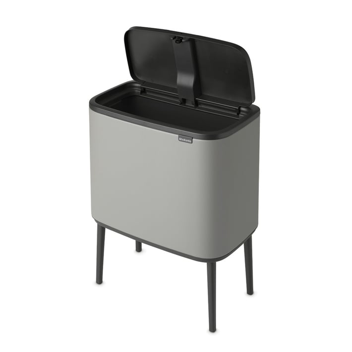 Кош за смет Brabantia Bo Touch 36L, Mineral Concrete Grey