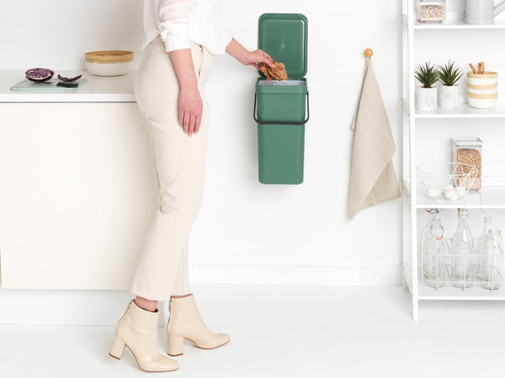 Кош за смет за разделно събиране Brabantia Sort&Go 16L, Fir Green