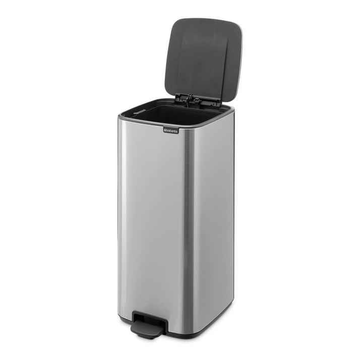 Coș de gunoi Brabantia Bo Pedal 30L, Matt Steel Fingerprint Proof