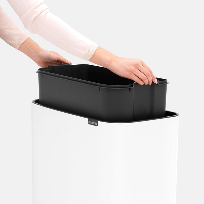 Кош за смет Brabantia Bo Touch 11+23L, White