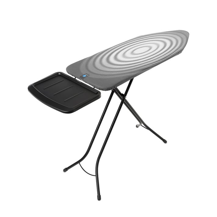 Ironing Board Brabantia C 124x45cm, Solid Steam Unit Holder, Titan Oval
