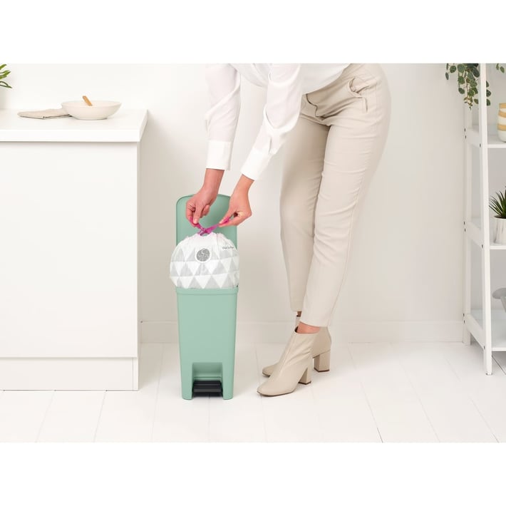 Кош за смет с педал Brabantia StepUp 10L, Jade Green