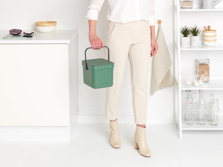 Кош за смет за разделно събиране Brabantia Sort&Go 6L, Fir Green