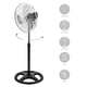 Вентилатор на стойка 16''Muhler FM-6136D 3in1, 50W, индустриален, на стойка, стена, под