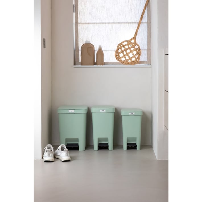 Кош за смет с педал Brabantia StepUp 25L, Jade Green