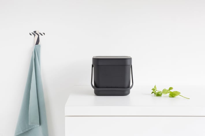Кош за смет за разделно събиране Brabantia Sort&Go 3L, Grey