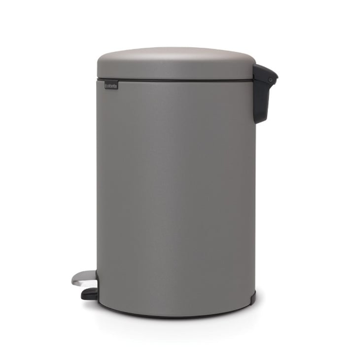 Кош за смет с педал Brabantia NewIcon 20L, Mineral Concrete Grey