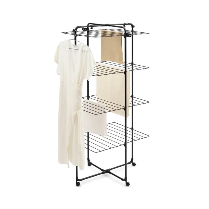 Uscător de rufe Brabantia Hangon Tower 30 m, Matt Black