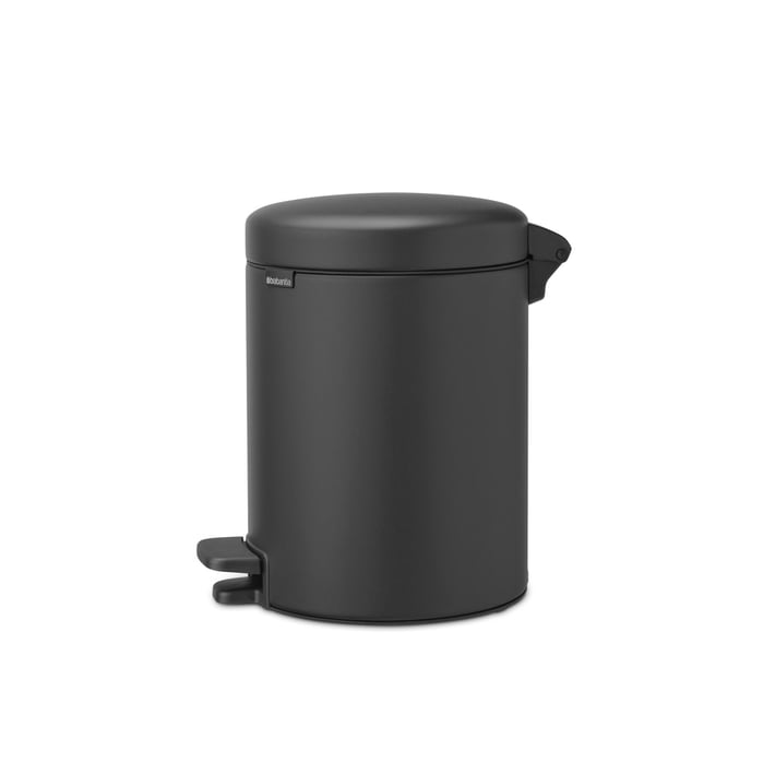 Кош за смет с педал Brabantia NewIcon 5L, Mineral Infinite Grey