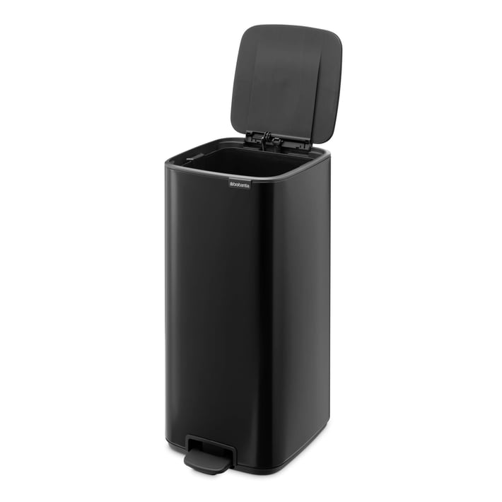 Coș de gunoi Brabantia Bo Pedal 30L, Matt Black