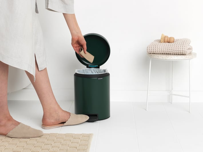 Кош за смет с педал Brabantia NewIcon 5L, Pine Green