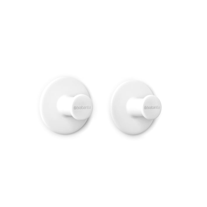 Towel Hook Brabantia, 2 Pieces, White