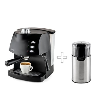 Promo-set Muhler Espresso maker MCM-1583 + Coffee Grinder MCG-355