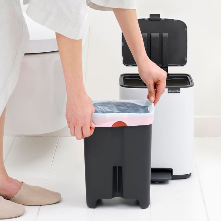 Coș de gunoi Brabantia Bo Pedal 7L, White