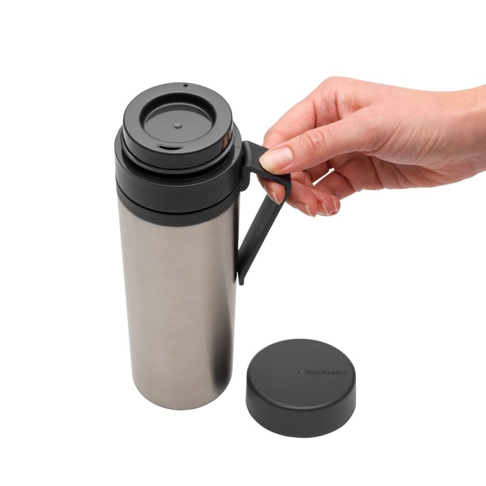 Термо бутилка Brabantia Make&Take 500ml Dark Grey