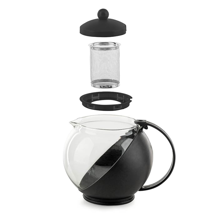 Jug with strainer Muhler MR-8126BJS 1.25L, black