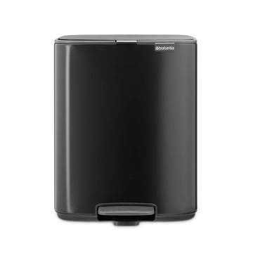 Waste Bin Brabantia Bo Pedal 12L, Matt Black