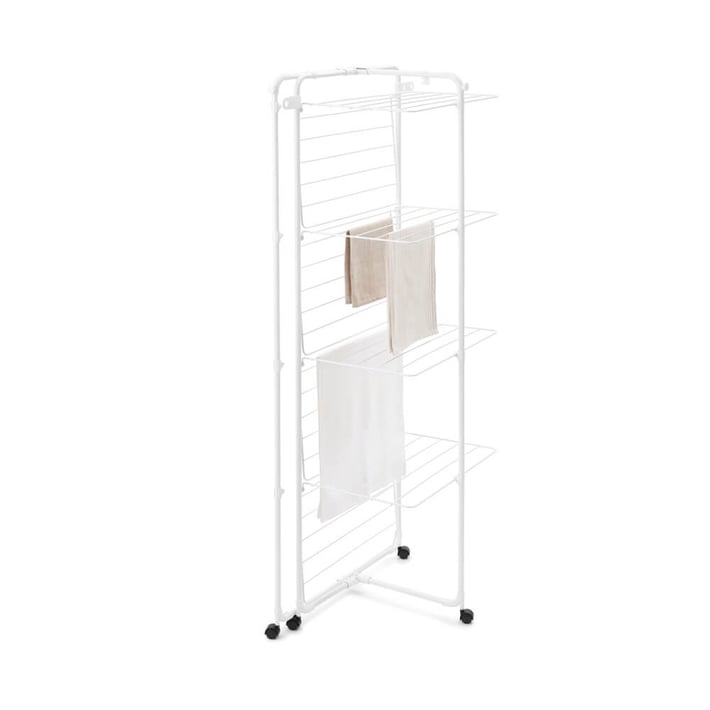 Uscător de rufe Brabantia HangOn Tower 30 m, Fresh White