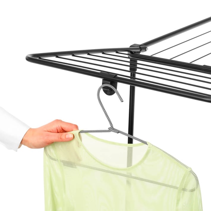 Uscător de rufe Brabantia Hangon Too 18 m, Matt Black