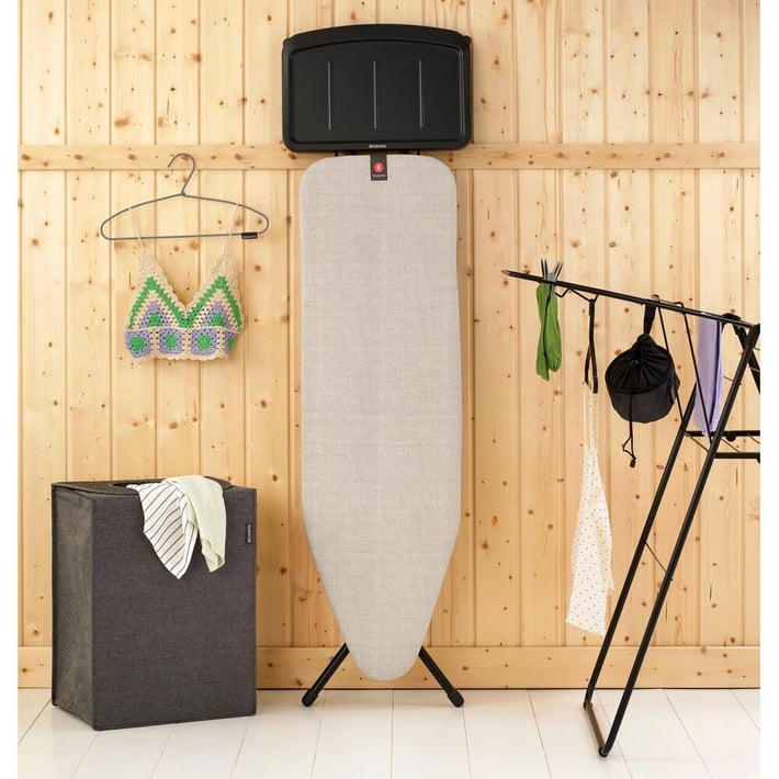 Маса за гладене Brabantia B 124x38cm с поставка за парогенератор, Denim Grey