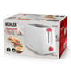 Toaster Muhler MT-969, Cooltouch, White, Red