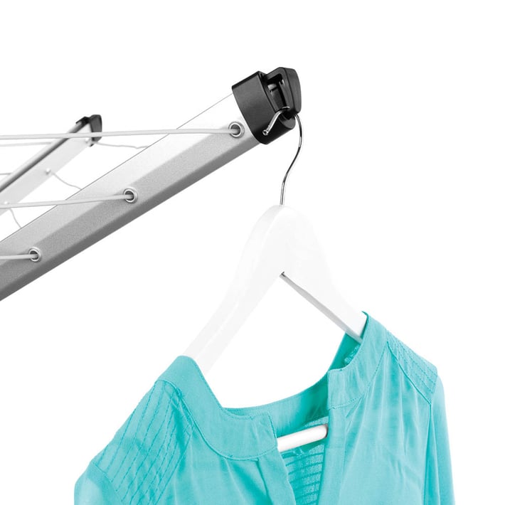 Простор за стена Brabantia WallFix 24m, Metallic Grey, калъф