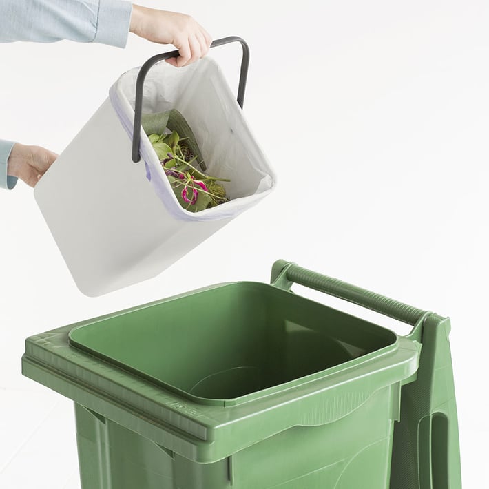 Кош за смет за разделно събиране Brabantia Sort&Go 12L, Light Grey