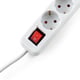 Разклонител Muhler с ключ, 3G, 1.5mm2,  5m дължина