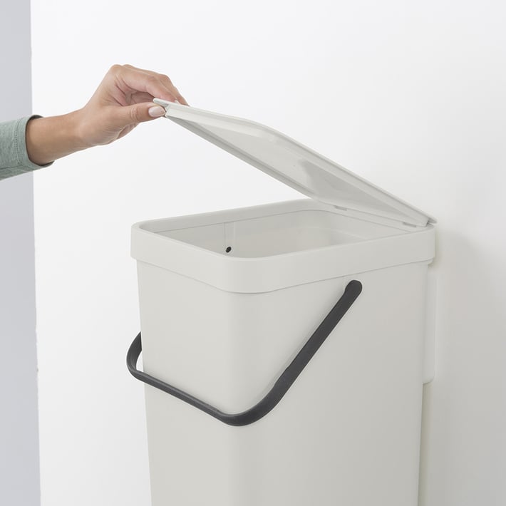 Кош за смет за разделно събиране Brabantia Sort&Go 16L, Light Grey