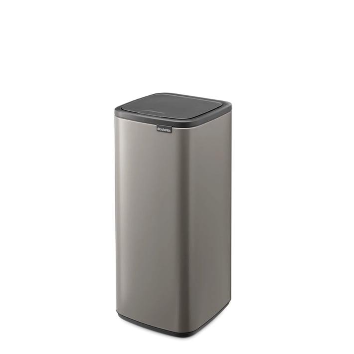 Coș de gunoi Brabantia Bo Touch 30L, platină