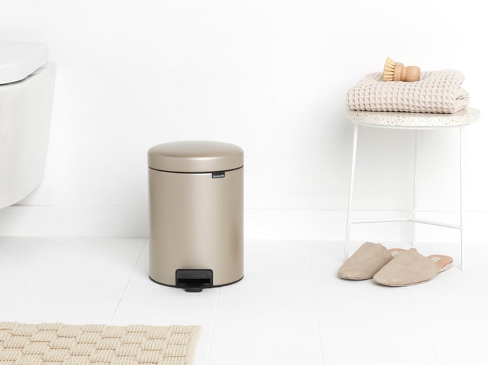 Кош за смет с педал Brabantia NewIcon 5L, Metallic Gold