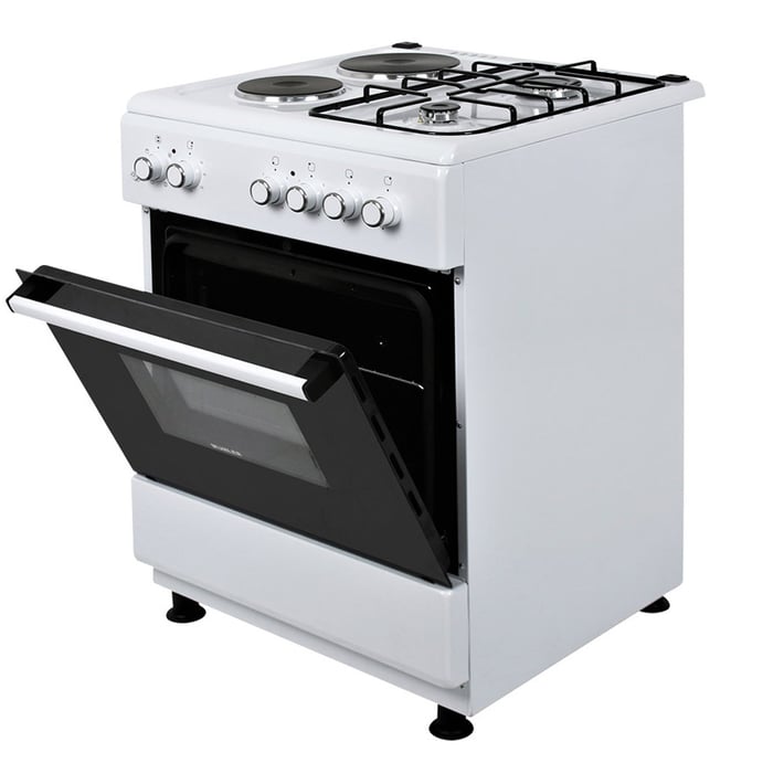 Голяма готварска печка Muhler ELC-600G, 2Г+2Е