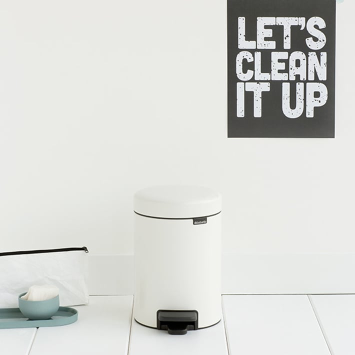 Кош за смет с педал Brabantia NewIcon 3L, White