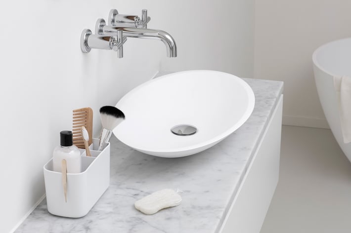 Кутия за аксесоари за баня Brabantia ReNew White