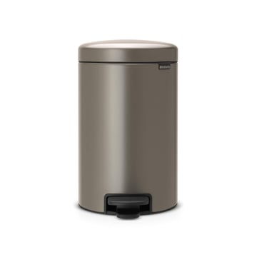 Coș de gunoi cu pedală Brabantia NewIcon 12L, Platinum