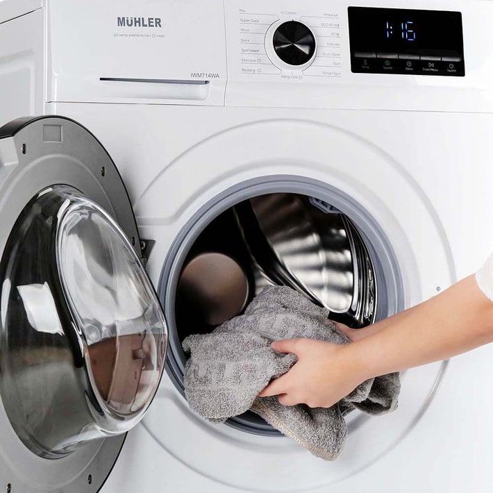 Пералня Muhler IWM814WA, клас А, Steam Wash, инверторна, 8kg, 1400rpm